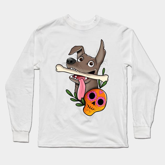 Dante from Coco Long Sleeve T-Shirt by Jurassic Ink